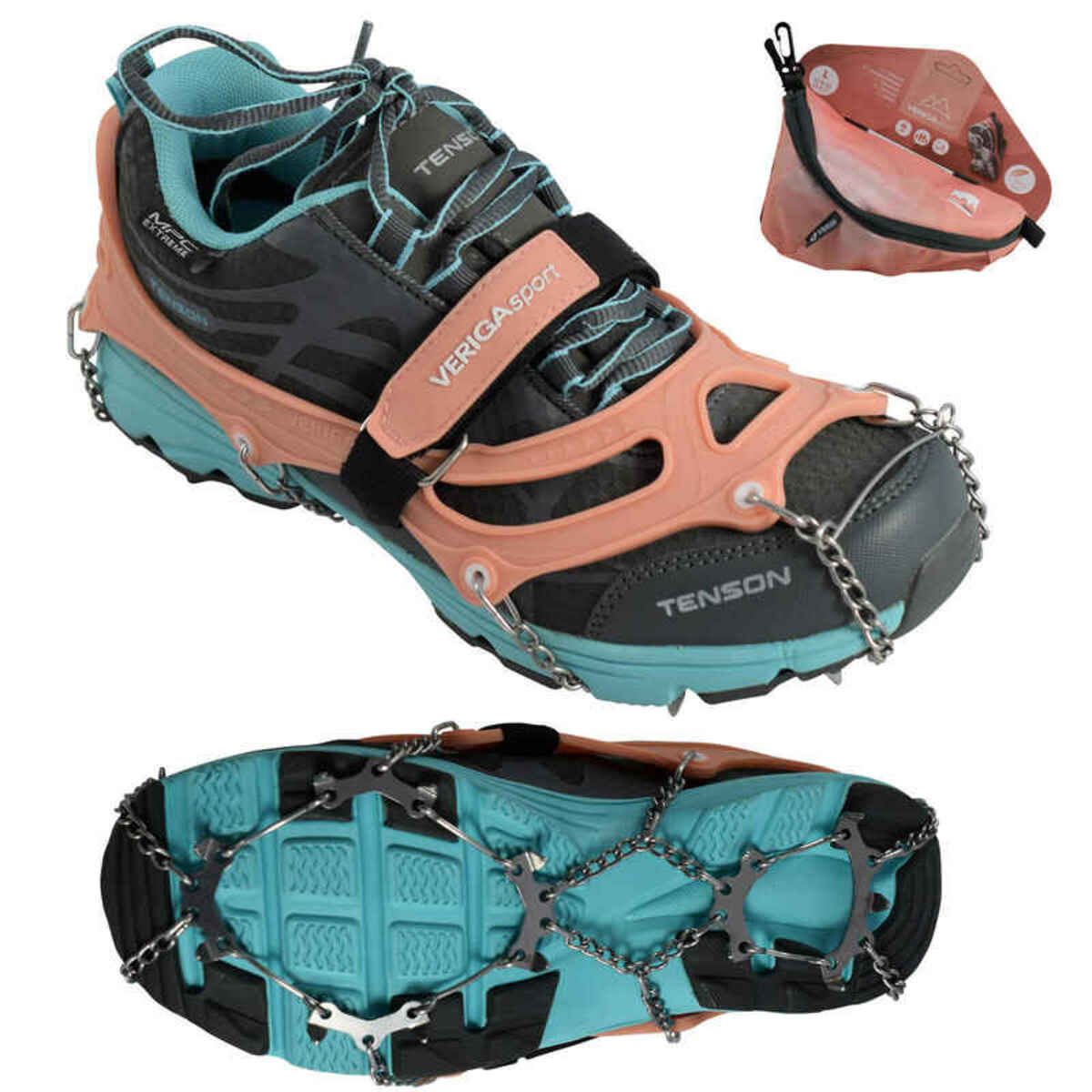 Bild 1 von VERIGA Family Track Hers Schuhkrallen Eis Krallen Schuh Spikes M (35-39)
