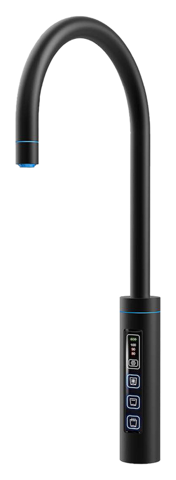 Bild 1 von 3in1 Touch Armatur (für Sprudler) rund, matt schwarz (XO-AR 3005) - 0%-Finanzierung (PayPal)