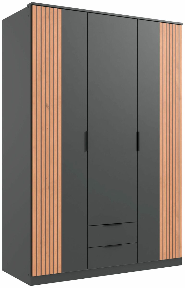 Bild 1 von Wimex Drehtürenschrank Lübeck Akustiklamellen Optik, ohne Spiegel, 135 oder 180cm breit