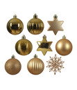 Bild 2 von Decoris Christbaumschmuck-Set, gold, 40-teilig