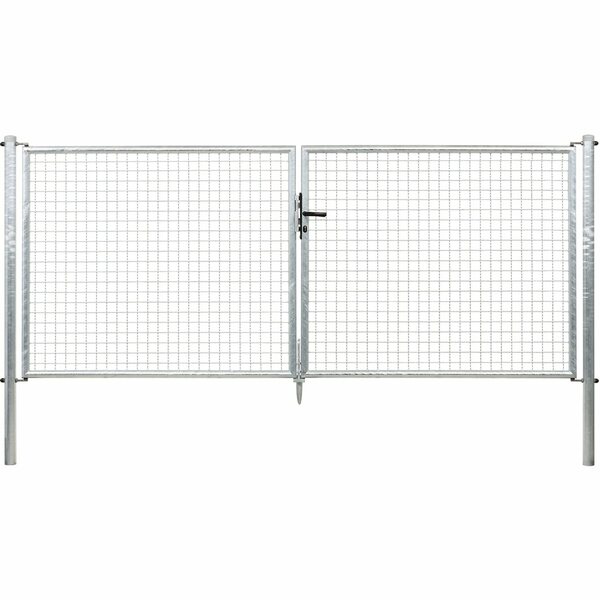 Bild 1 von Doppeltor für Maschendraht- u. Fix-Clip Pro-Zaun Feuerverzinkt 125 x 300 cm