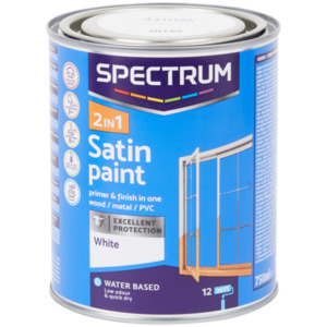 Spectrum 2-in-1 Seidenglanzfarbe Weiß