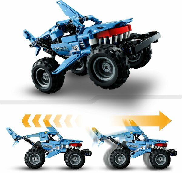 Bild 4 von LEGO® Konstruktionsspielsteine Monster Jam™ Megalodon™ (42134), LEGO® Technic 2in1, (260 St)