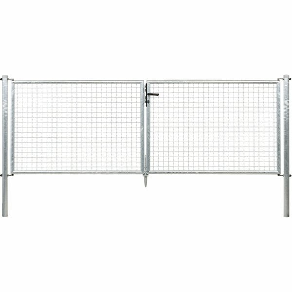 Bild 1 von Doppeltor für Maschendraht- u. Fix-Clip Pro-Zaun Feuerverzinkt 100 x 300 cm