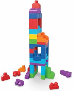 MEGA BLOKS Konstruktionsspielsteine First Builders Large, (80 St)