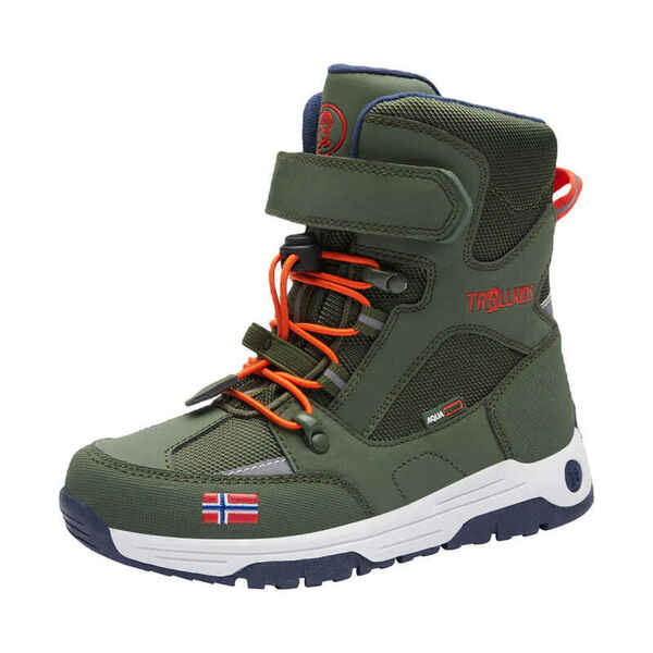 Bild 1 von Kinder Winter Schuhe Lofoten XT Waldgrün/Orange