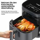 Bild 3 von iceagle Heißluftfritteuse AirFryer KDF-615A 6.7L Heißluftfritteuse Luftfritteuse, 1700,00 W, Sichtbares Sichtfenster, 8 Voreingestellte Funktionen, Digitalem LED-Touchscreen, Einstellbare Temp
