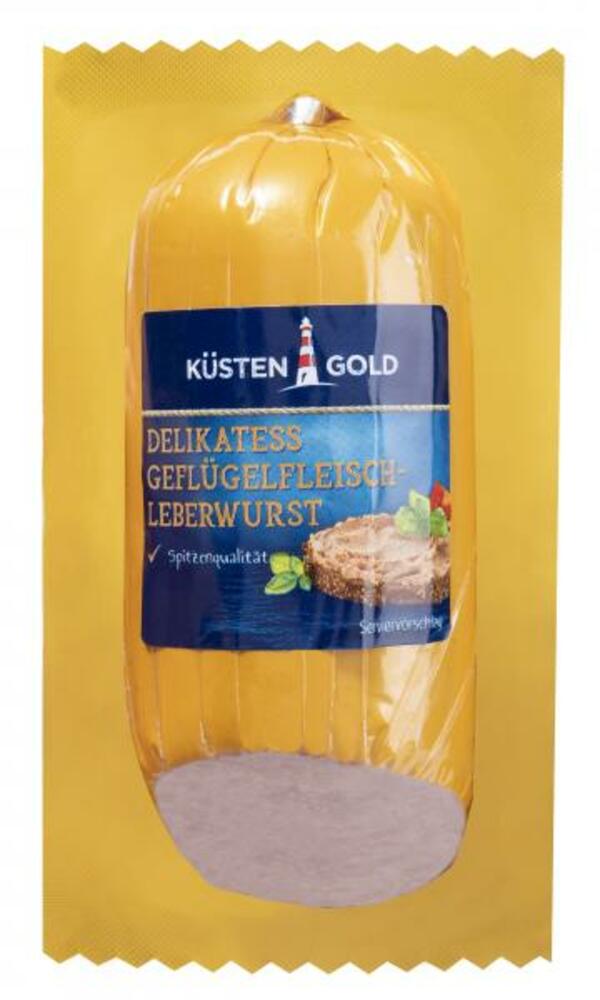 Bild 1 von Küstengold Delikatess Geflügel-Fleischleberwurst