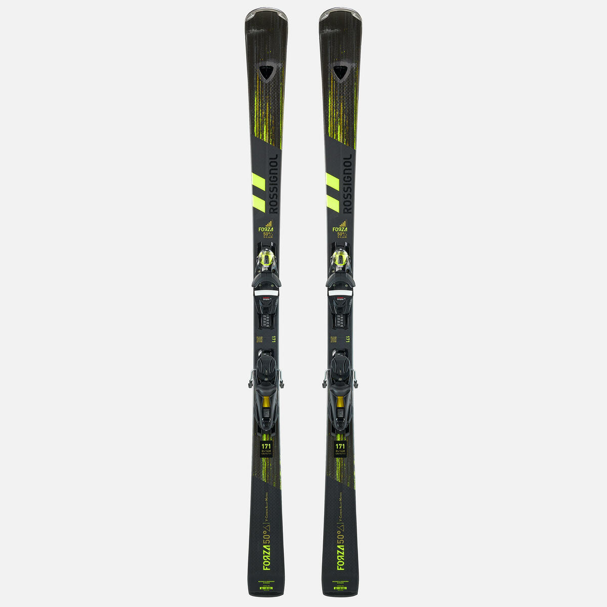 Bild 2 von Ski Herren mit Bindung Piste - Forza 128 50° Rossignol schwarz/gelb