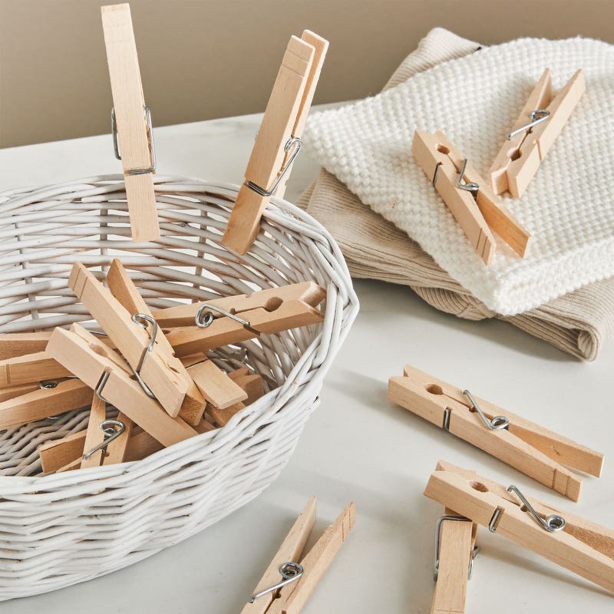 Bild 1 von Holz-Wäscheklammern, 20er-Pack, ca. 9,5x1,5x1,5cm