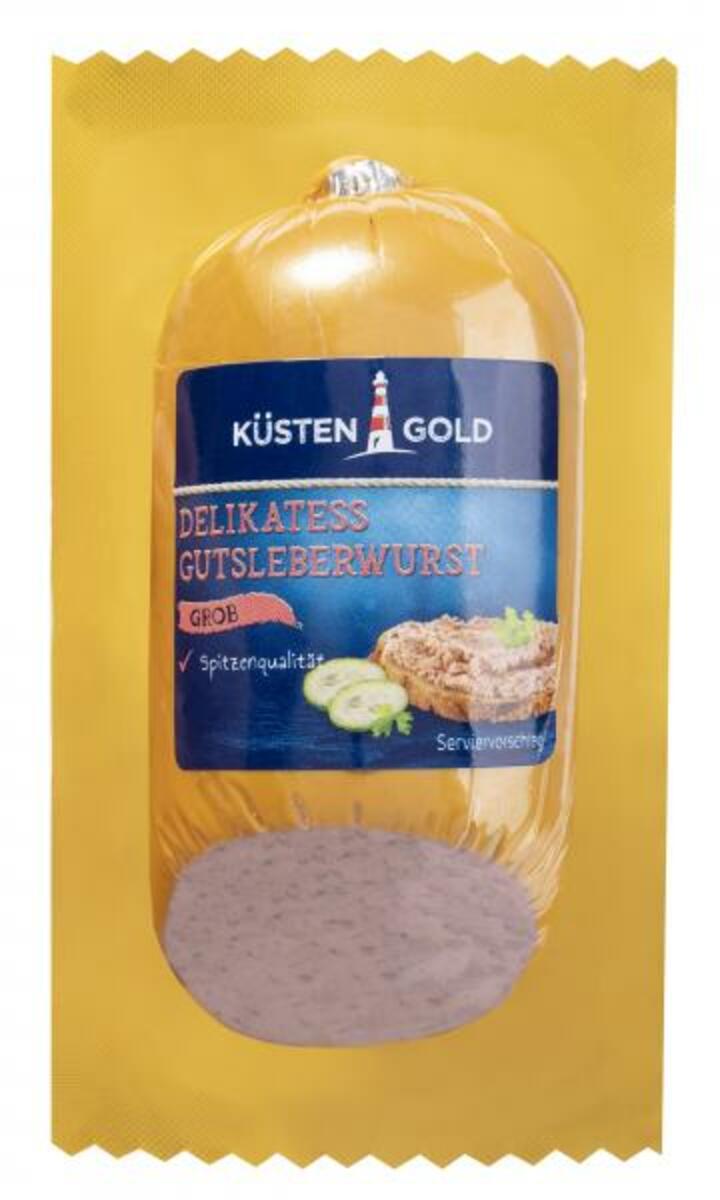 Bild 1 von Küstengold Delikatess Gutsleberwurst grob
