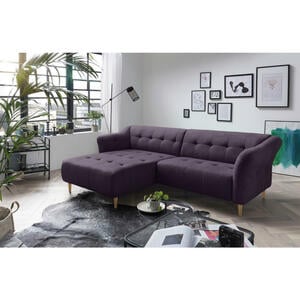 Livetastic ECKSCHLAFSOFA Lila