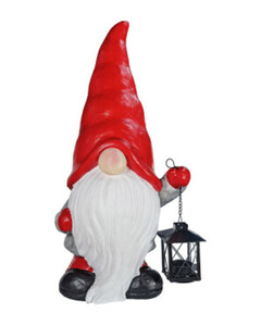 Deko-Wichtel mit Laterne