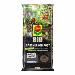 Compo Bio Gärtnerkompost 1.560 l (39 x 40 l) 1 Palette
