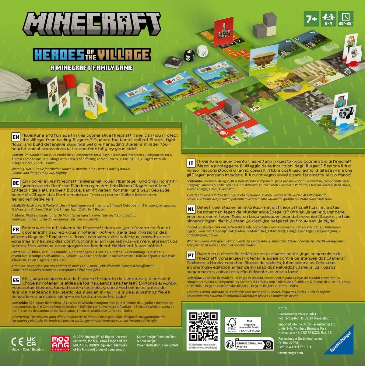 Bild 3 von Ravensburger Spiel, Gesellschaftsspiel Minecraft Heroes of the Village, Made in Europe, FSC® - schützt Wald - weltweit