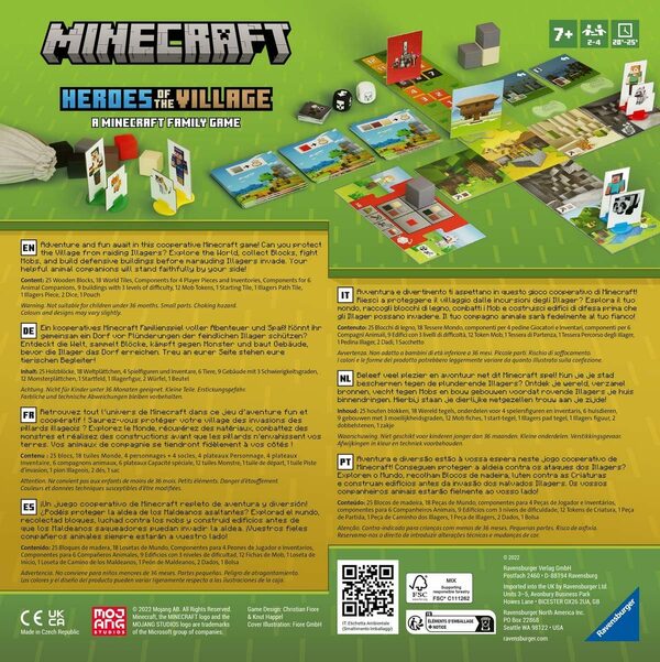 Bild 3 von Ravensburger Spiel, Gesellschaftsspiel Minecraft Heroes of the Village, Made in Europe, FSC® - schützt Wald - weltweit