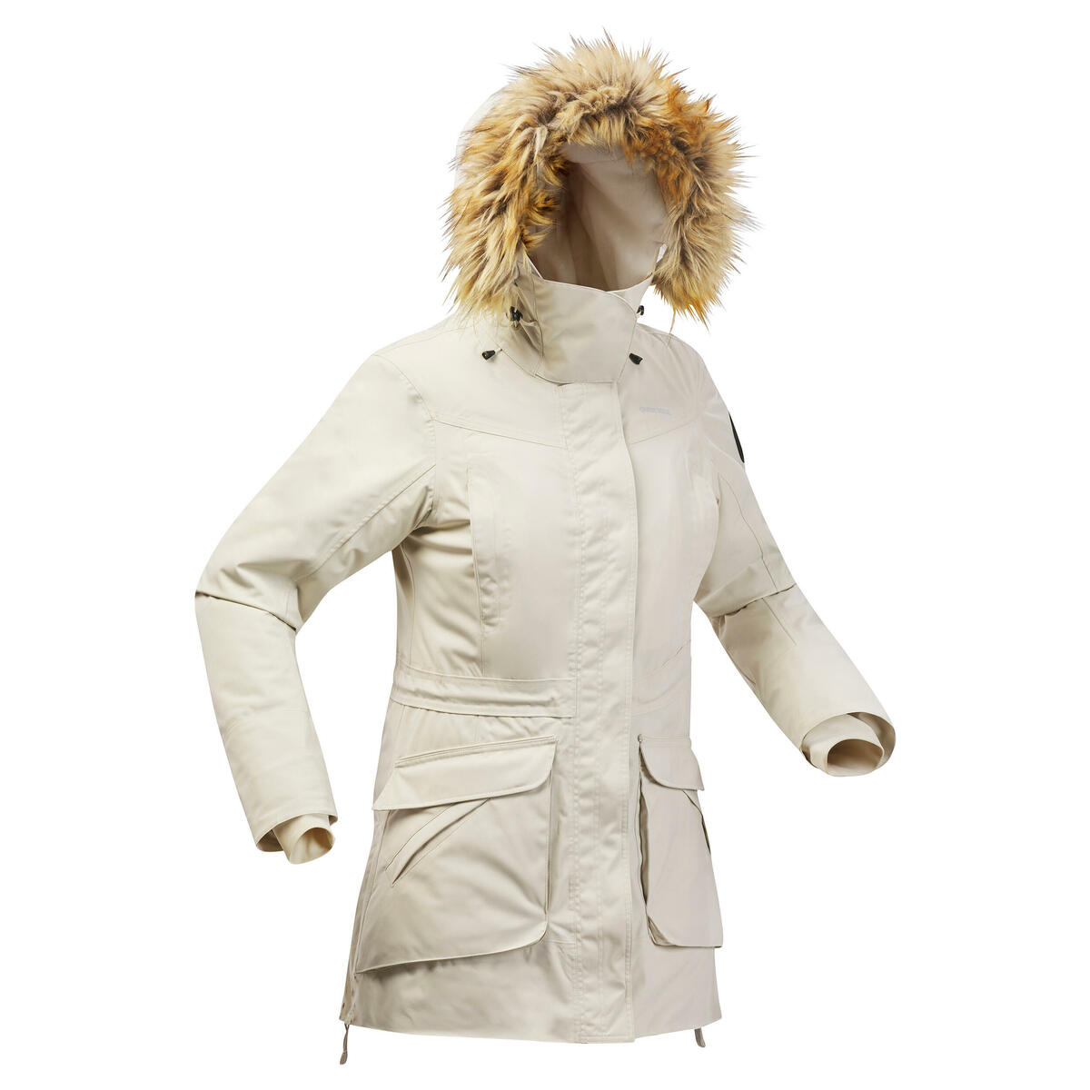 Bild 1 von Winterjacke Damen Parka bis -20°C wasserdicht Winterwandern - SH900 beige