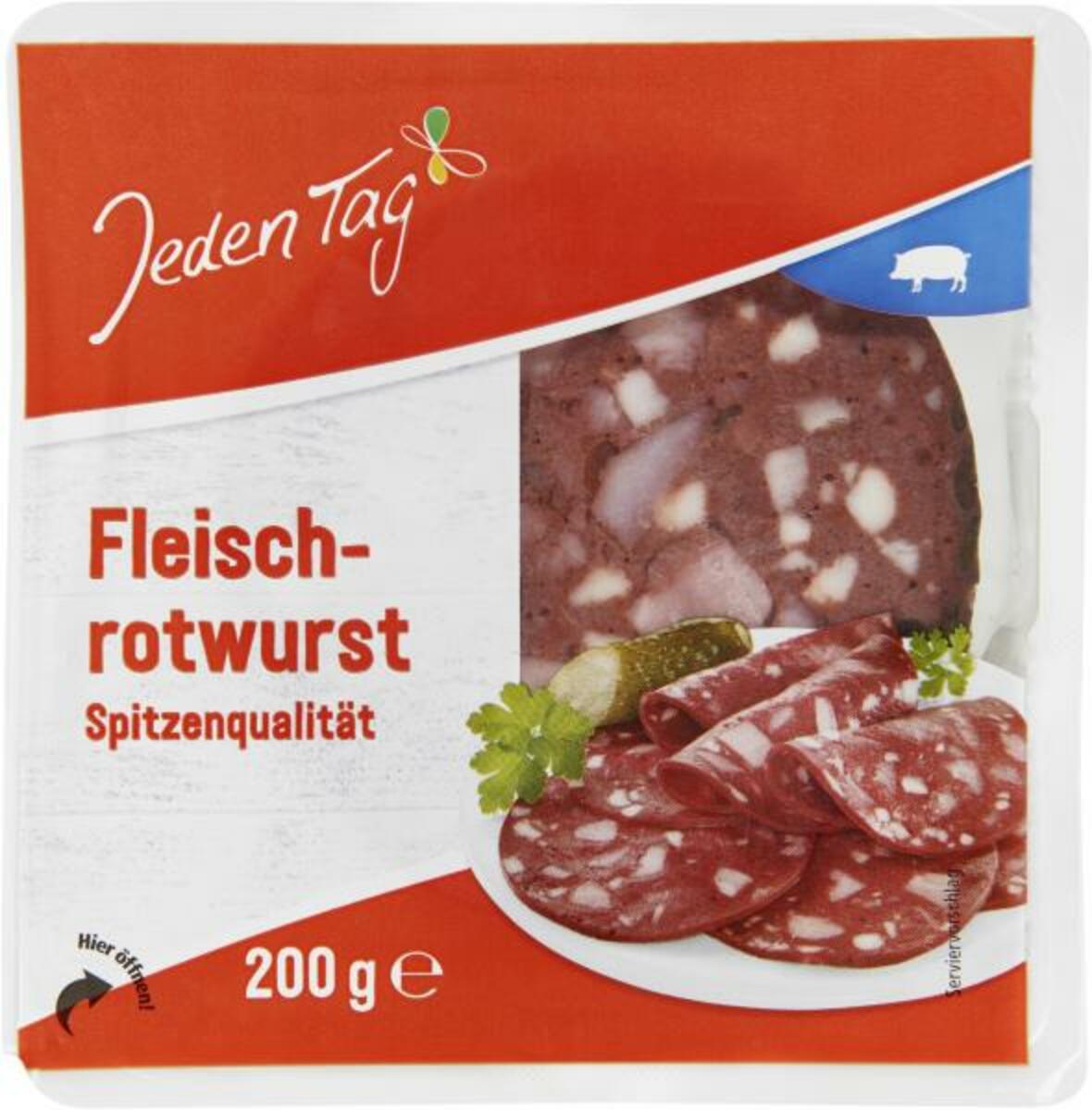 Bild 1 von Jeden Tag Fleisch-Rotwurst