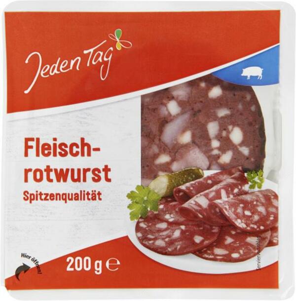 Bild 1 von Jeden Tag Fleisch-Rotwurst