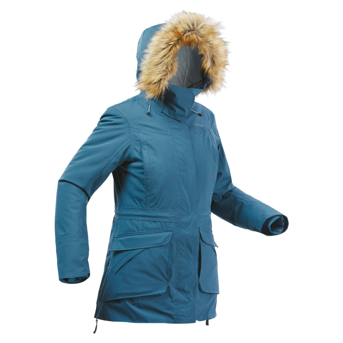Bild 1 von Winterjacke Damen Parka bis -20°C wasserdicht Winterwandern - SH900 grün