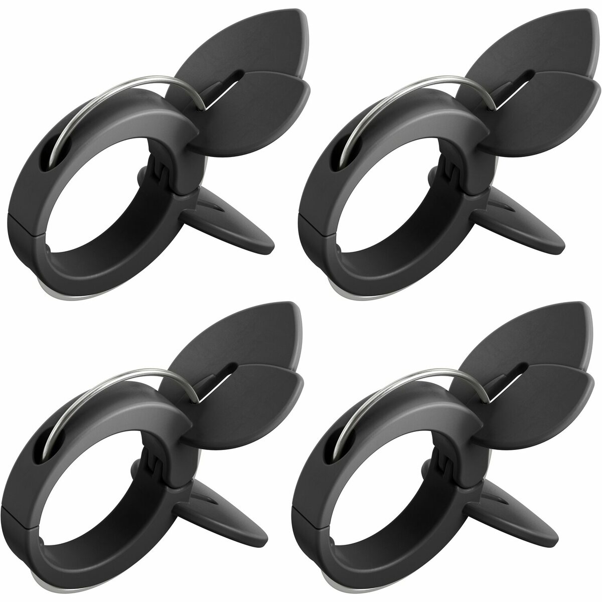 Bild 1 von Poétic City Pflanzenklammern 4er-Set Anthrazit