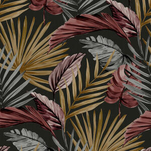 XXXLutz VLIESTAPETE Braun, Rot, Schwarz