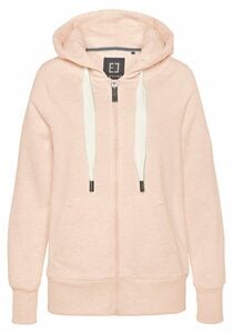 Elbsand Kapuzensweatjacke Kelina mit Logostickerei auf der Kapuze