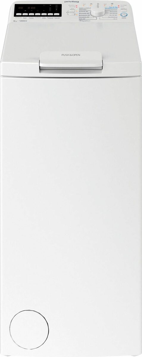 Bild 2 von Privileg Waschmaschine Toplader PWT B623S, 6 kg, 1200 U/min