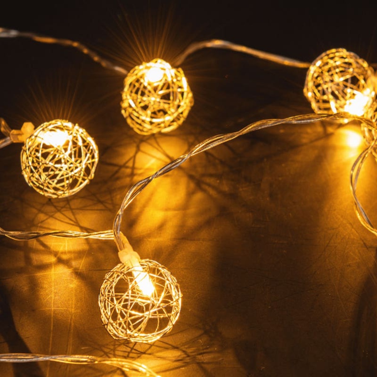 Bild 1 von LED-Lichterkette mit Metallgeflecht, ca. 165cm