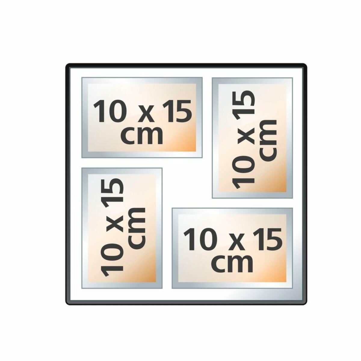 Bild 2 von Hama Fotoalbum Jumbo Fotoalbum 30 x 30 cm, 100 Seiten, Album, Schwarz