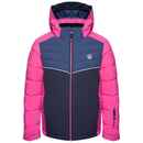Bild 1 von Cheerful Wasserdichte Skijacke mit Kapuze für Kinder - Hellrosa/Dunkelblau