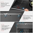 Bild 3 von AMZCHEF Doppel-Induktionskochplatte DC08, 3500w, 10 Temperaturstufen, 3-Stunden-Timer, Sicherheitssperre