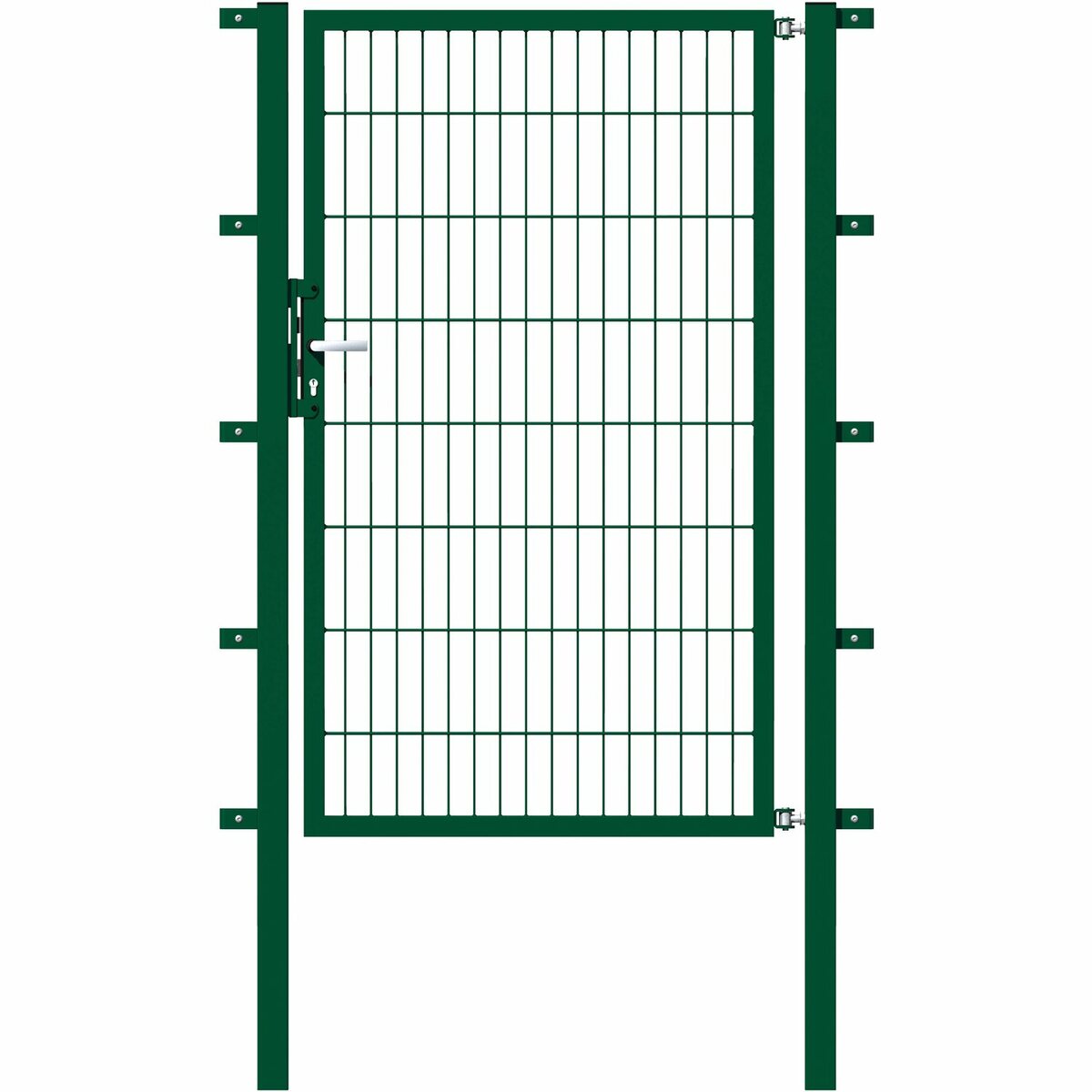 Bild 1 von Metallzaun Einzeltor für Doppelstabmatte Grün 180 cm x 100 cm