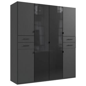 Modante KLEIDERSCHRANK Graphit, Schwarz