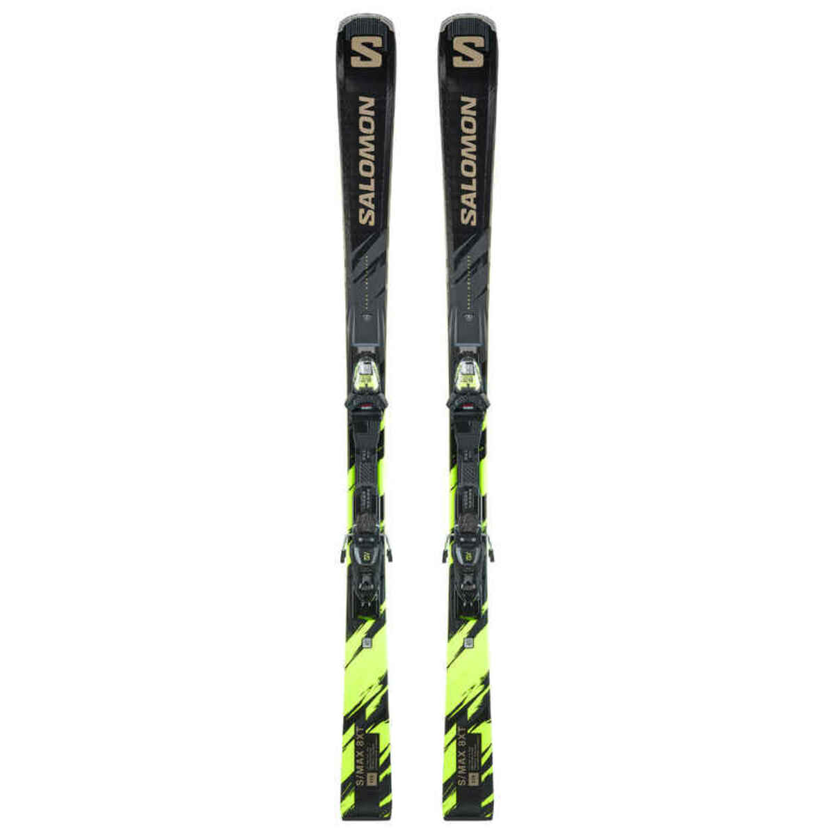 Bild 1 von Ski Herren mit Bindung Piste - SALOMON XMAS 8 XT schwarz/gelb