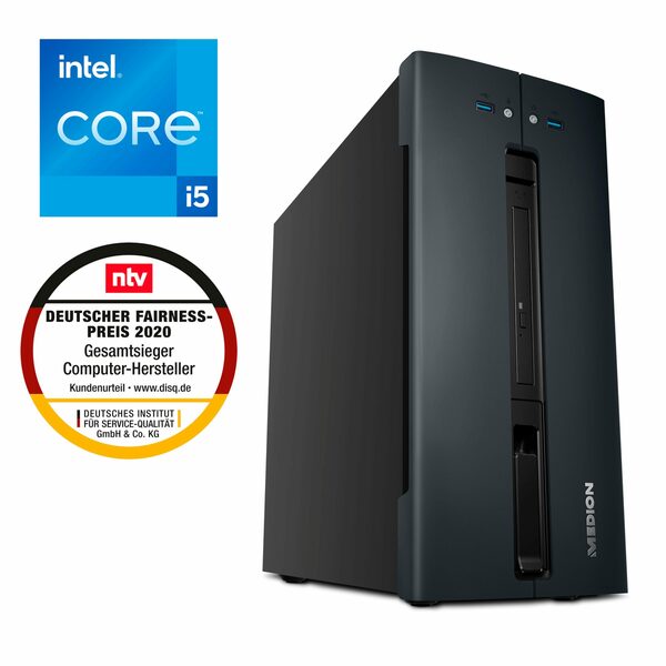Bild 2 von Medion® Multimedia PC (Intel Core i5 12400, Intel® UHD, 16 GB RAM, 1000 GB SSD, Windows 11 Home)