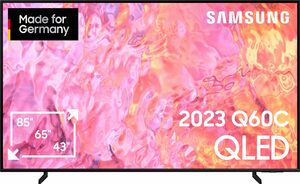 Samsung GQ85Q60CAU LED-Fernseher (214 cm/85 Zoll, Smart-TV, 100% Farbvolumen mit Quantum Dots, AirSlim, Gaming Hub, Quantum HDR)