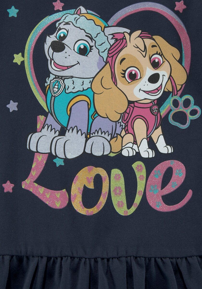 Bild 3 von PAW PATROL Jerseykleid Druck mit EVEREST und SKYE