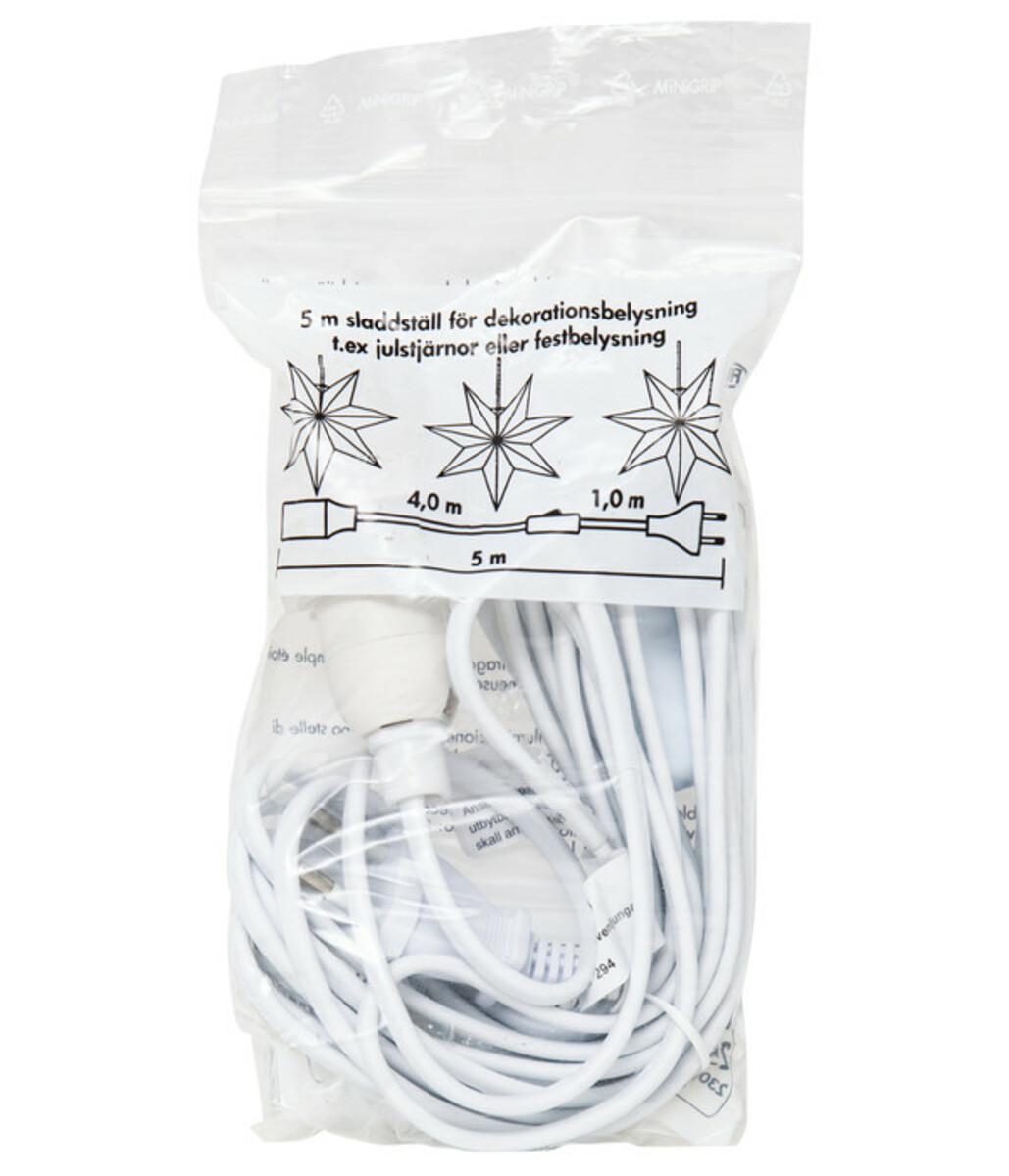 Bild 3 von Star Trading Stromkabel mit Fassung, weiß, ca. L500 cm