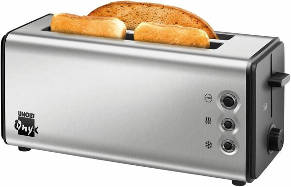 Bild 2 von Unold Toaster Onyx Duplex 38915, 2 lange Schlitze, für 4 Scheiben, 1400 W
