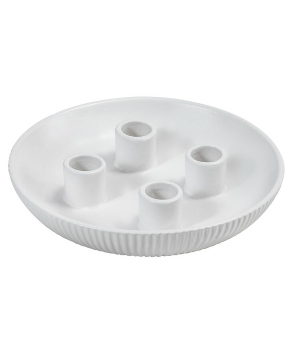 Bild 1 von Dehner Kerzenhalter weiß, ca. Ø20 cm