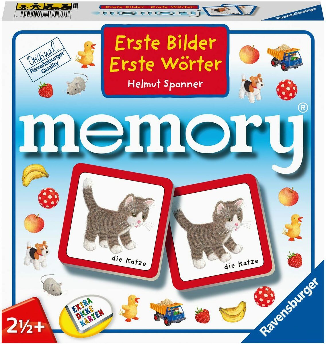 Bild 1 von Ravensburger Spiel, Kinderspiel Erste Bilder Erste Wörter memory®, FSC® - schützt Wald - weltweit; Made in Europe