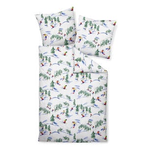 Janine BETTWÄSCHE Grün, Mehrfarbig, Weiß