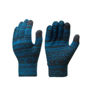Handschuhe Kinder 4–14 Jahre Taktil Strickmaschen Winterwandern SH100