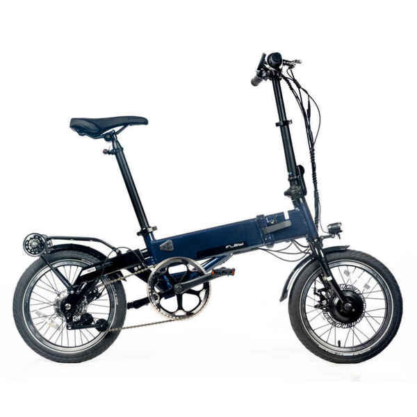 Bild 1 von Elektro-Klappfahrrad Supra 3.0+ Blue navy | 16-Zoll-Räder | Batterie 14Ah