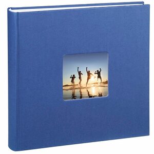 Hama Fotoalbum Jumbo Fotoalbum 30 x 30 cm, 100 Seiten, Album, Blau