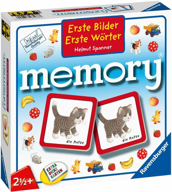 Bild 2 von Ravensburger Spiel, Kinderspiel Erste Bilder Erste Wörter memory®, FSC® - schützt Wald - weltweit; Made in Europe