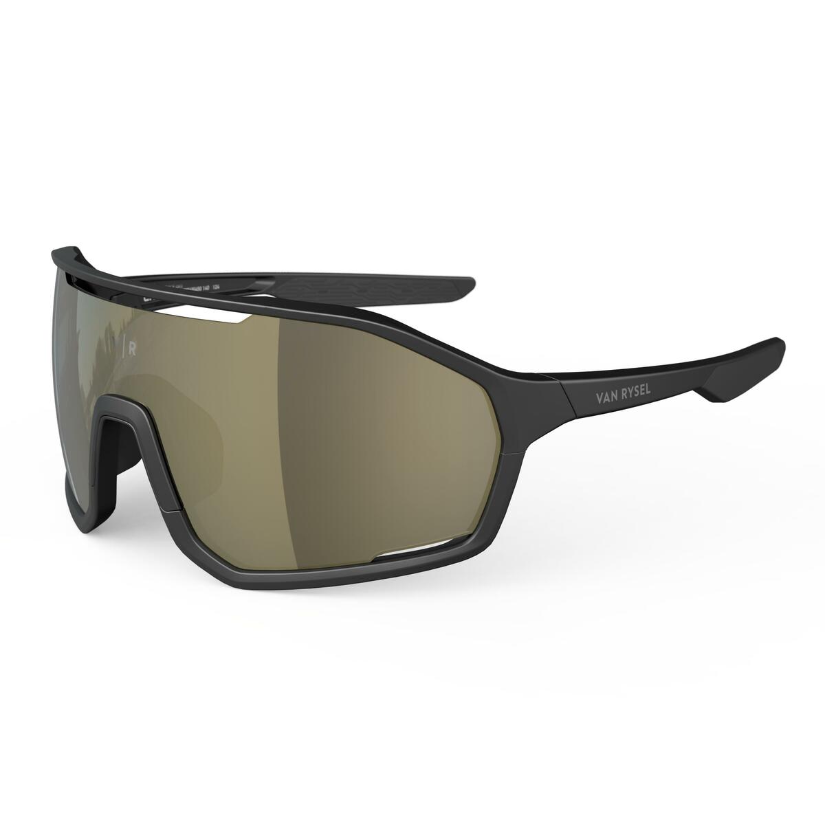 Bild 1 von Fahrradbrille XC Race 2.0 Damen/Herren Kategorie 3 schwarz/gold