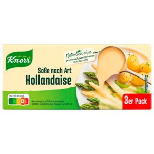 Knorr Soße nach Art Hollandaise 3x0,25l