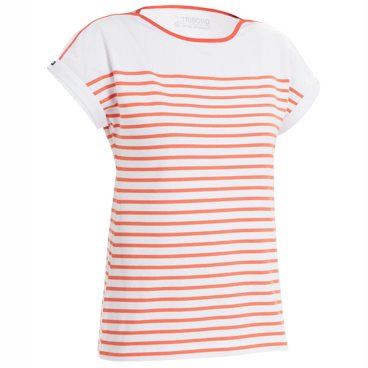 Bild 1 von Shirt kurzarm Damen 100 weiss/rot